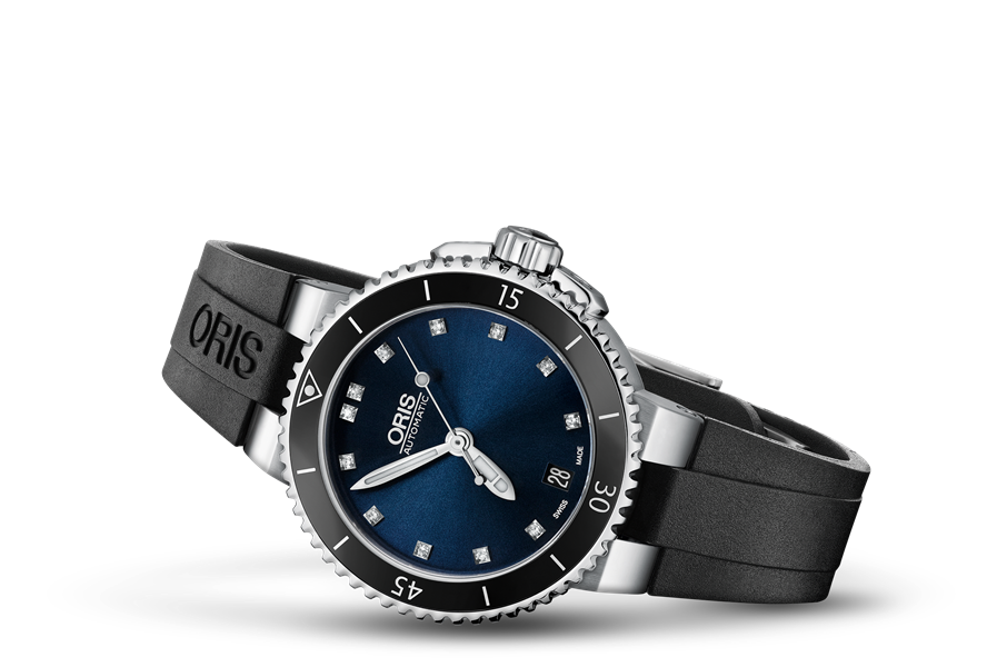 Aquis Date Diamonds - 01 733 7652 4195-07 4 18 34 | Oris